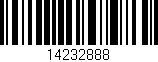 Código de barras (EAN, GTIN, SKU, ISBN): '14232888'