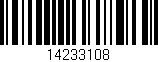 Código de barras (EAN, GTIN, SKU, ISBN): '14233108'