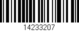Código de barras (EAN, GTIN, SKU, ISBN): '14233207'