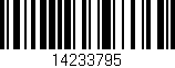 Código de barras (EAN, GTIN, SKU, ISBN): '14233795'