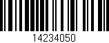 Código de barras (EAN, GTIN, SKU, ISBN): '14234050'