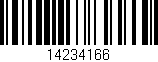 Código de barras (EAN, GTIN, SKU, ISBN): '14234166'
