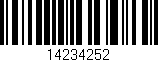 Código de barras (EAN, GTIN, SKU, ISBN): '14234252'