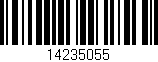 Código de barras (EAN, GTIN, SKU, ISBN): '14235055'