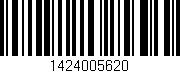 Código de barras (EAN, GTIN, SKU, ISBN): '1424005620'