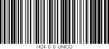 Código de barras (EAN, GTIN, SKU, ISBN): '1424_0_0_UNICO'