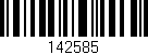 Código de barras (EAN, GTIN, SKU, ISBN): '142585'
