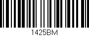 Código de barras (EAN, GTIN, SKU, ISBN): '1425BM'