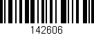 Código de barras (EAN, GTIN, SKU, ISBN): '142606'