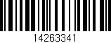 Código de barras (EAN, GTIN, SKU, ISBN): '14263341'