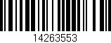 Código de barras (EAN, GTIN, SKU, ISBN): '14263553'