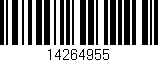 Código de barras (EAN, GTIN, SKU, ISBN): '14264955'