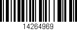Código de barras (EAN, GTIN, SKU, ISBN): '14264969'