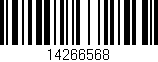 Código de barras (EAN, GTIN, SKU, ISBN): '14266568'