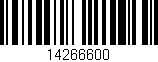 Código de barras (EAN, GTIN, SKU, ISBN): '14266600'
