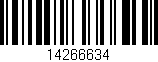 Código de barras (EAN, GTIN, SKU, ISBN): '14266634'