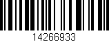 Código de barras (EAN, GTIN, SKU, ISBN): '14266933'