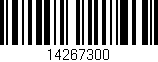 Código de barras (EAN, GTIN, SKU, ISBN): '14267300'