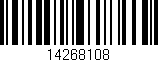Código de barras (EAN, GTIN, SKU, ISBN): '14268108'