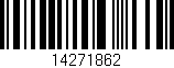 Código de barras (EAN, GTIN, SKU, ISBN): '14271862'