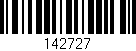 Código de barras (EAN, GTIN, SKU, ISBN): '142727'