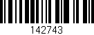 Código de barras (EAN, GTIN, SKU, ISBN): '142743'