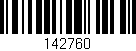 Código de barras (EAN, GTIN, SKU, ISBN): '142760'