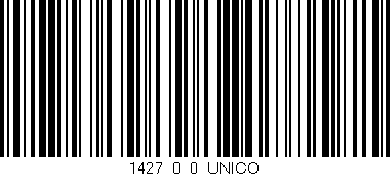 Código de barras (EAN, GTIN, SKU, ISBN): '1427_0_0_UNICO'