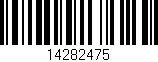 Código de barras (EAN, GTIN, SKU, ISBN): '14282475'