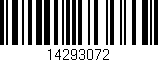 Código de barras (EAN, GTIN, SKU, ISBN): '14293072'