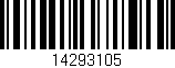 Código de barras (EAN, GTIN, SKU, ISBN): '14293105'