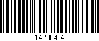 Código de barras (EAN, GTIN, SKU, ISBN): '142964-4'
