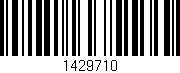 Código de barras (EAN, GTIN, SKU, ISBN): '1429710'