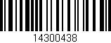 Código de barras (EAN, GTIN, SKU, ISBN): '14300438'