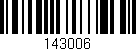 Código de barras (EAN, GTIN, SKU, ISBN): '143006'