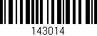 Código de barras (EAN, GTIN, SKU, ISBN): '143014'