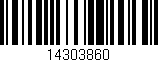 Código de barras (EAN, GTIN, SKU, ISBN): '14303860'