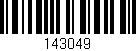 Código de barras (EAN, GTIN, SKU, ISBN): '143049'
