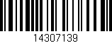Código de barras (EAN, GTIN, SKU, ISBN): '14307139'