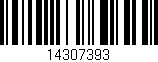 Código de barras (EAN, GTIN, SKU, ISBN): '14307393'