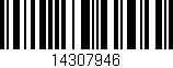 Código de barras (EAN, GTIN, SKU, ISBN): '14307946'