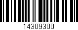 Código de barras (EAN, GTIN, SKU, ISBN): '14309300'
