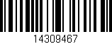 Código de barras (EAN, GTIN, SKU, ISBN): '14309467'