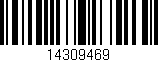 Código de barras (EAN, GTIN, SKU, ISBN): '14309469'