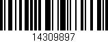 Código de barras (EAN, GTIN, SKU, ISBN): '14309897'