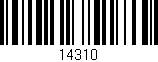 Código de barras (EAN, GTIN, SKU, ISBN): '14310'