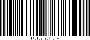 Código de barras (EAN, GTIN, SKU, ISBN): '143102_901_0_P'