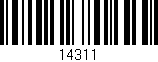 Código de barras (EAN, GTIN, SKU, ISBN): '14311'