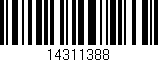 Código de barras (EAN, GTIN, SKU, ISBN): '14311388'