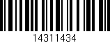 Código de barras (EAN, GTIN, SKU, ISBN): '14311434'